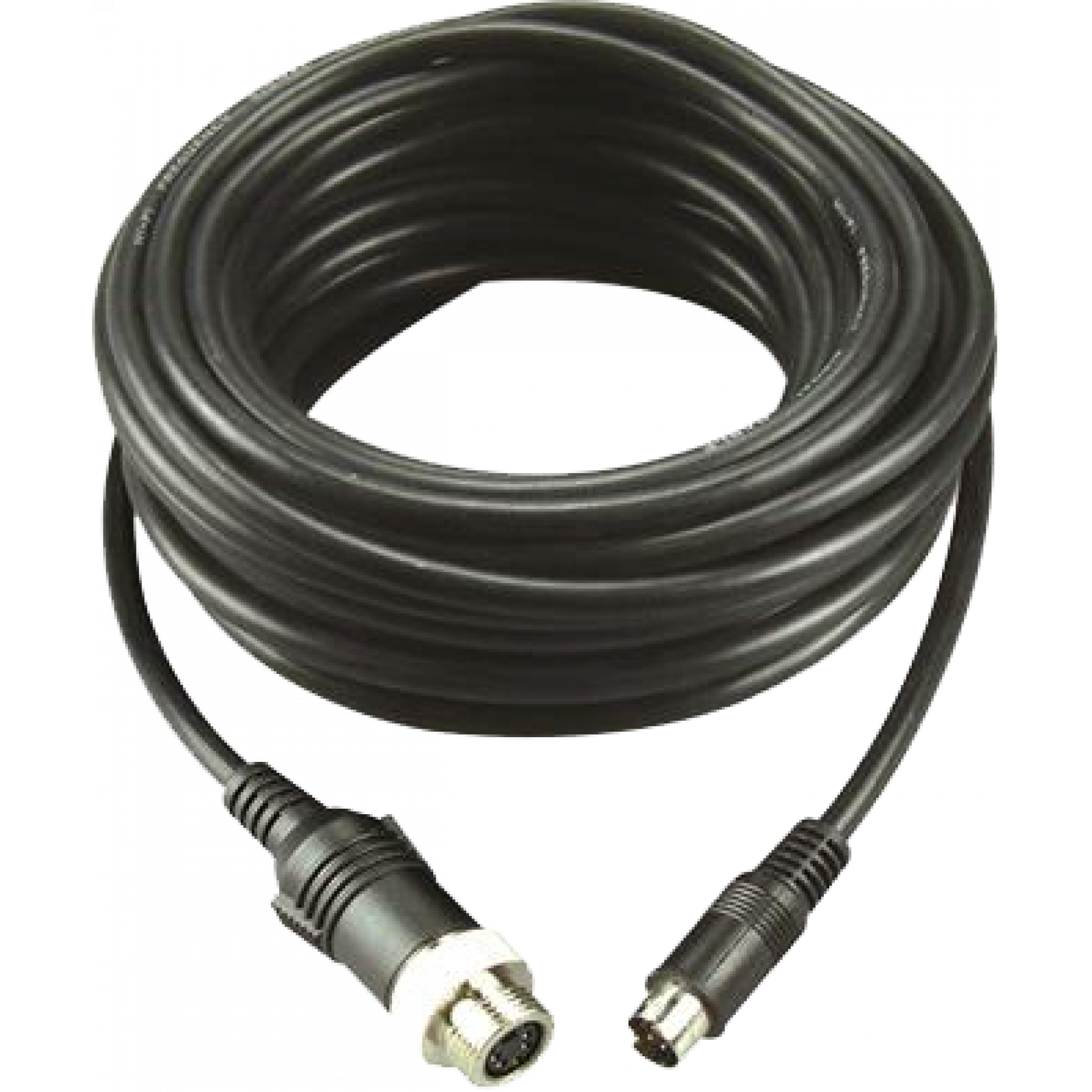 Cable 15m, mini DIN male -> waterproof female standard