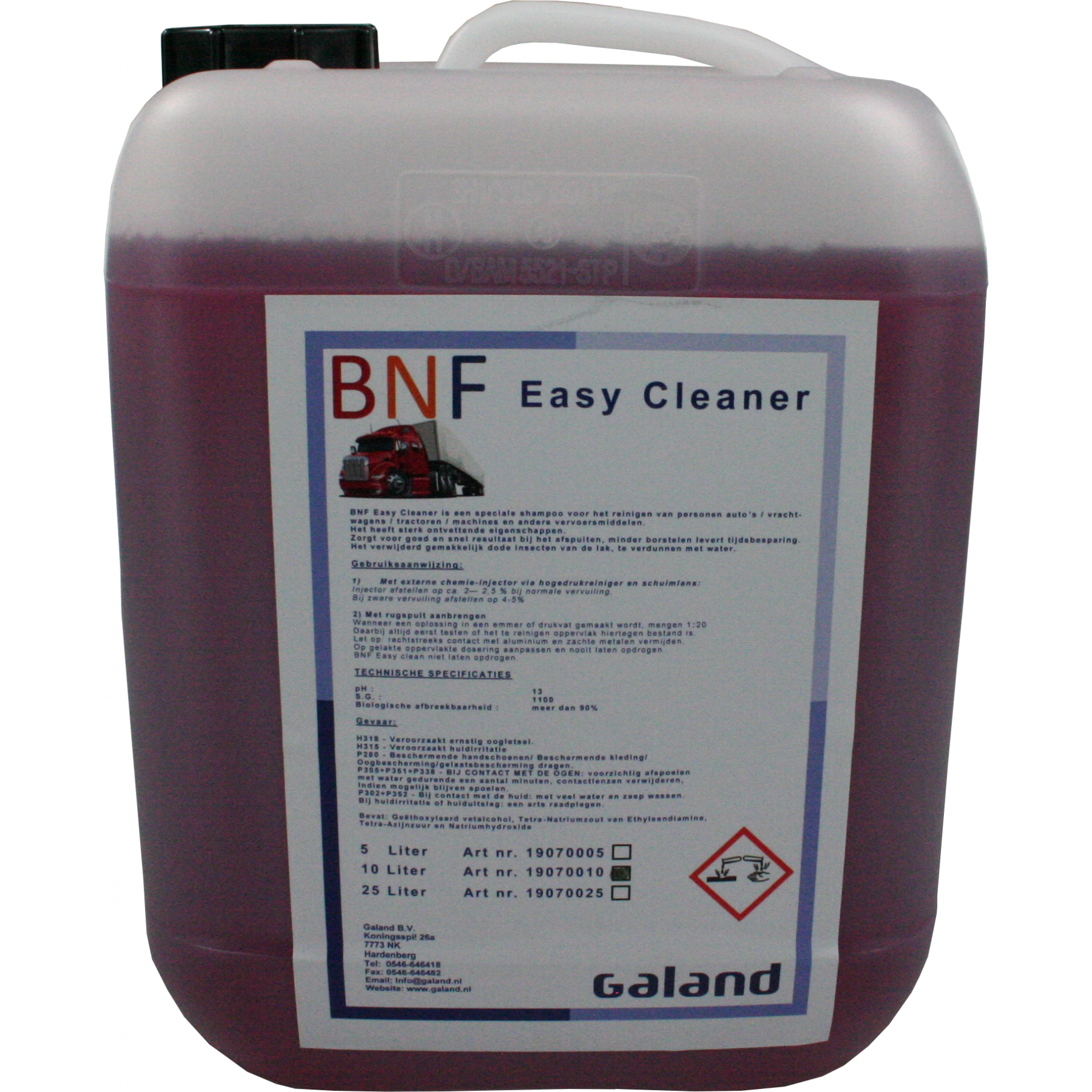 BNF Easy cleaner 10 ltr.