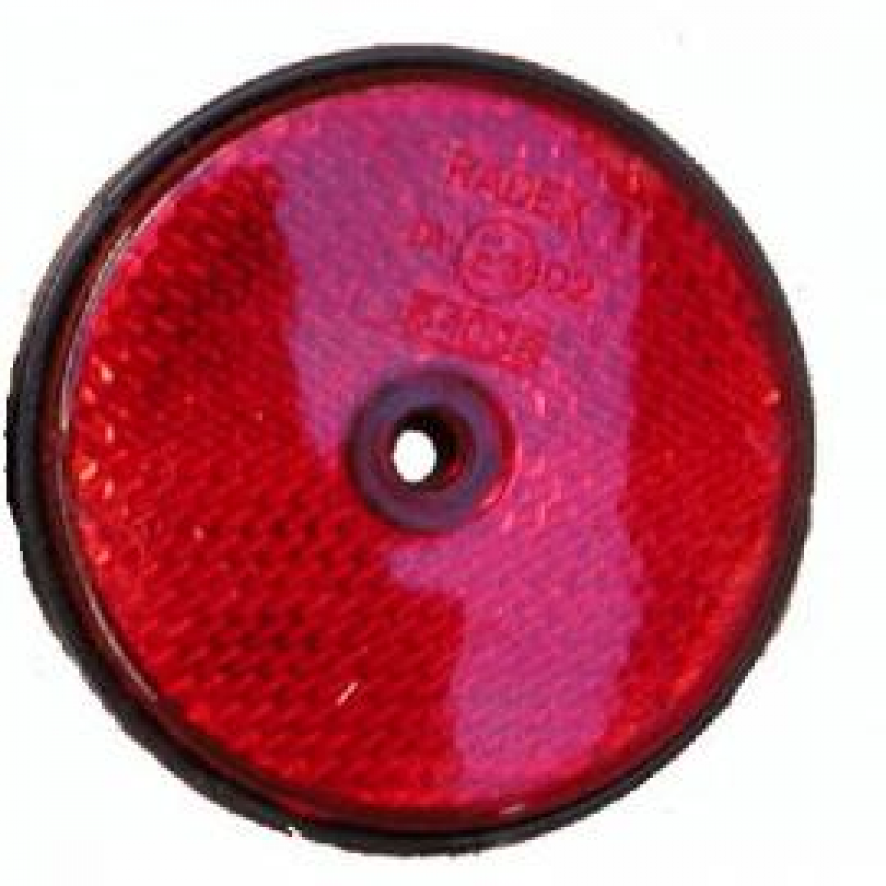 Reflector Rood rond 60mm schroef