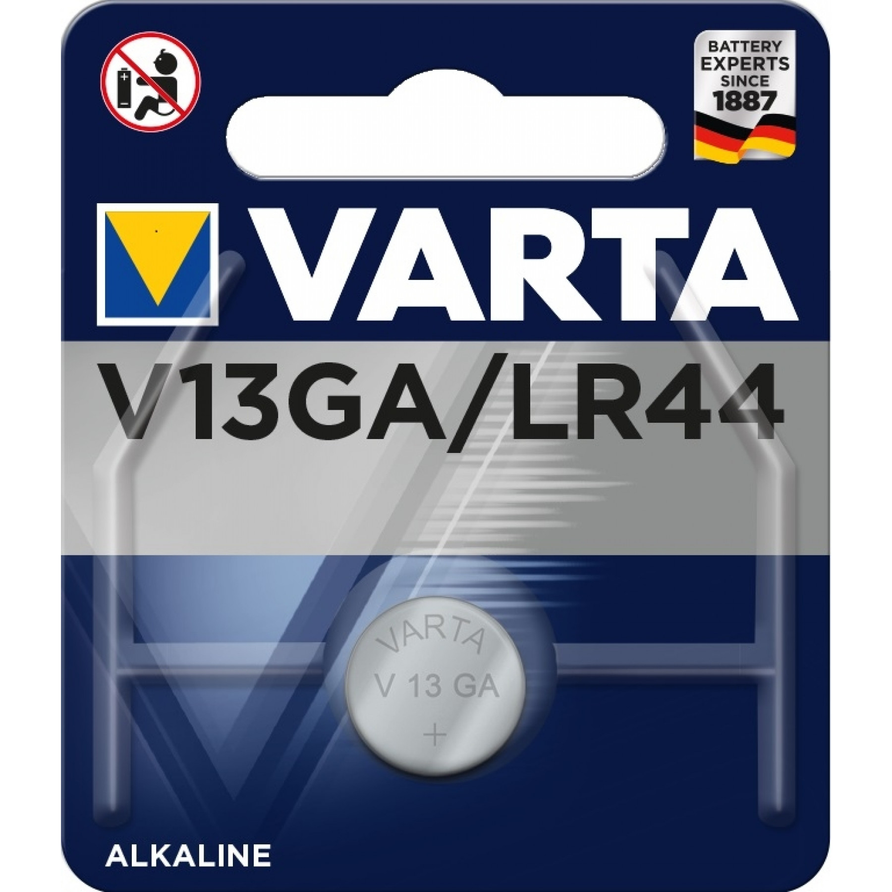 Batterij V13GA/LR44 Alkaline 1.5v