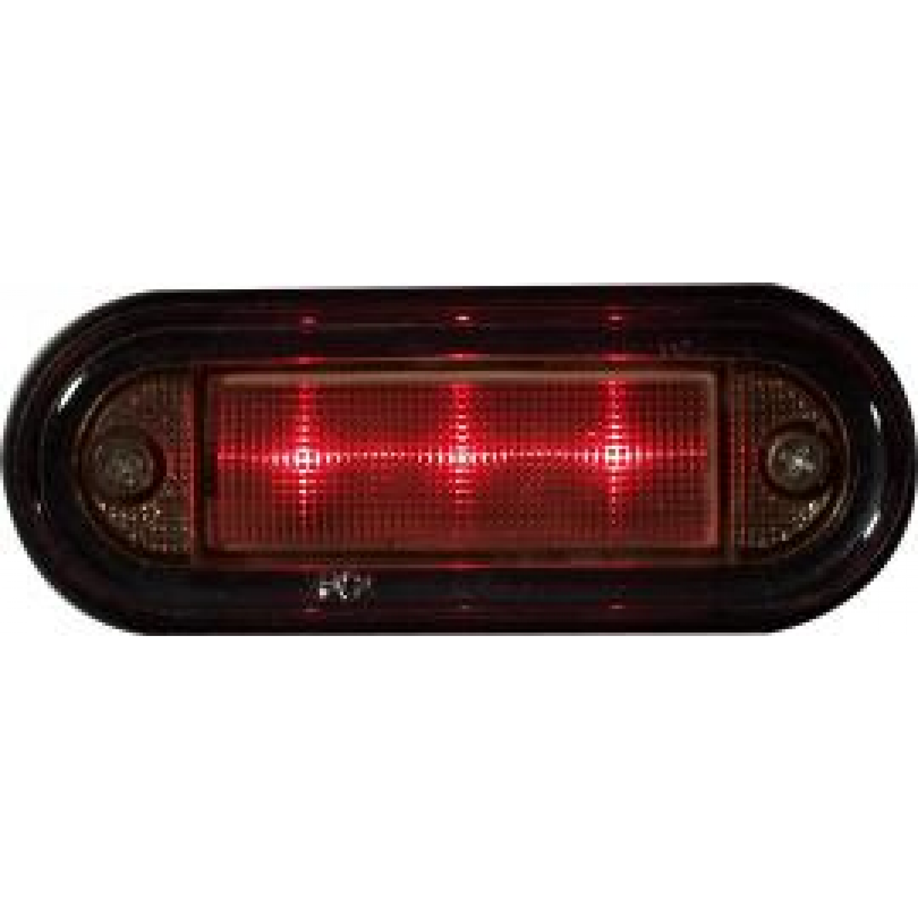 Markeringslamp LED rood 12/24v 3 LED