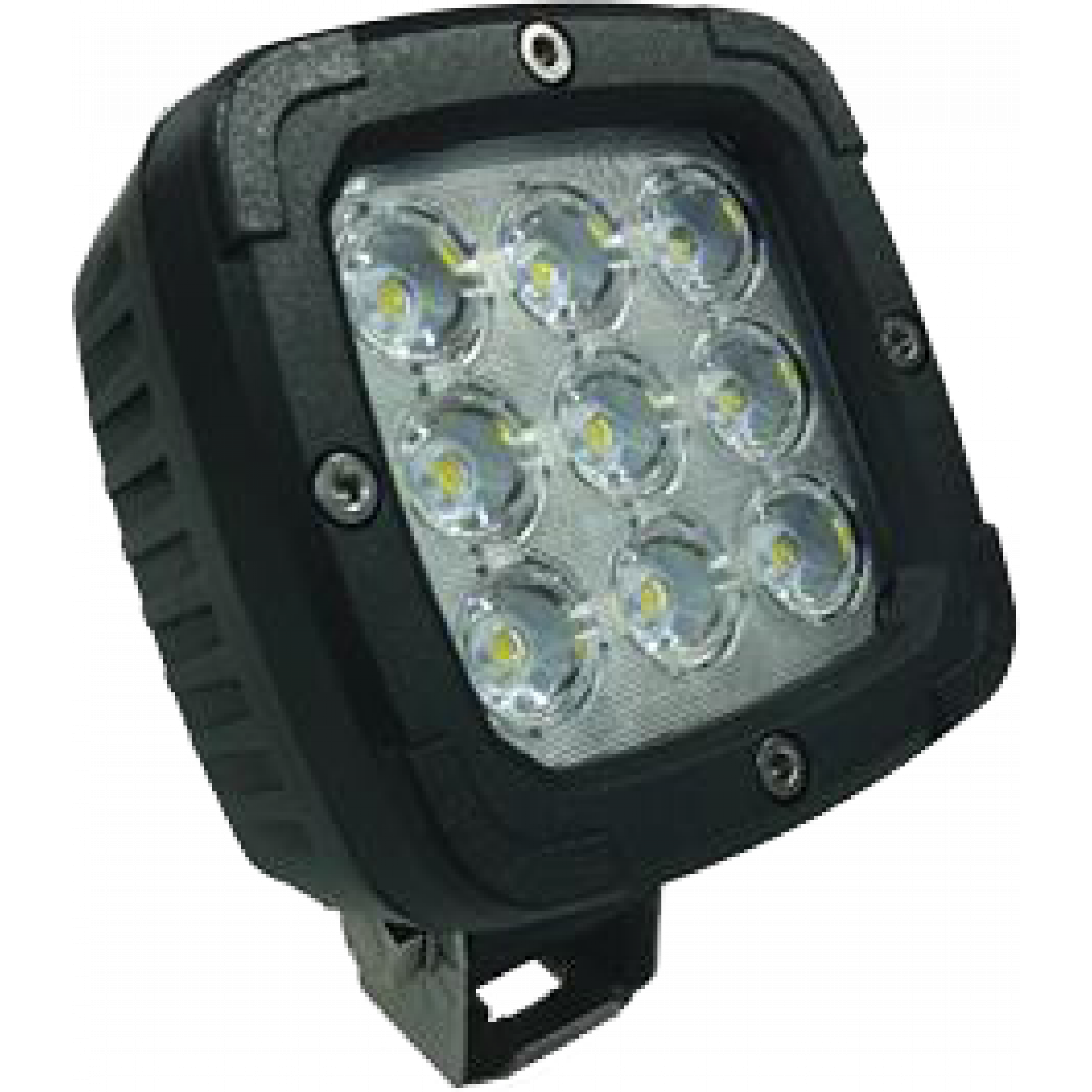 Zeg opzij element Stapel LED werklamp 9 leds 2800LM Deutsch zwart in LED Werklampen vierkant /  rechthoekig