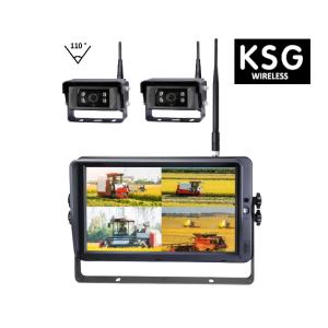 KSG AHD draadloos Cameraset 10" met 2 camera"s (nieuw)