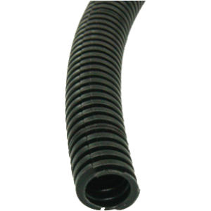 Rol kabel mantel geribbeld open 6mm (25 mtr.)