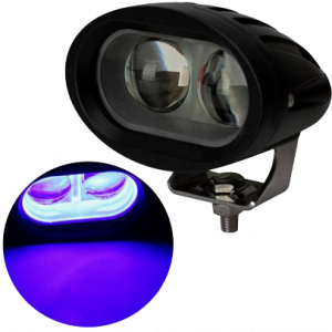 LED Blue Spot lamp 10-60v 2x10 Watt