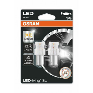 LED Osram 12V 21W oranje (2 stuks)