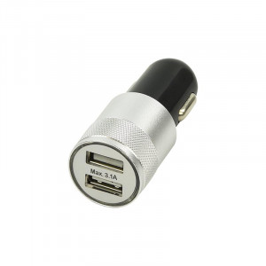 USB lader 2-weg 12/24v tbv aanstekerplug